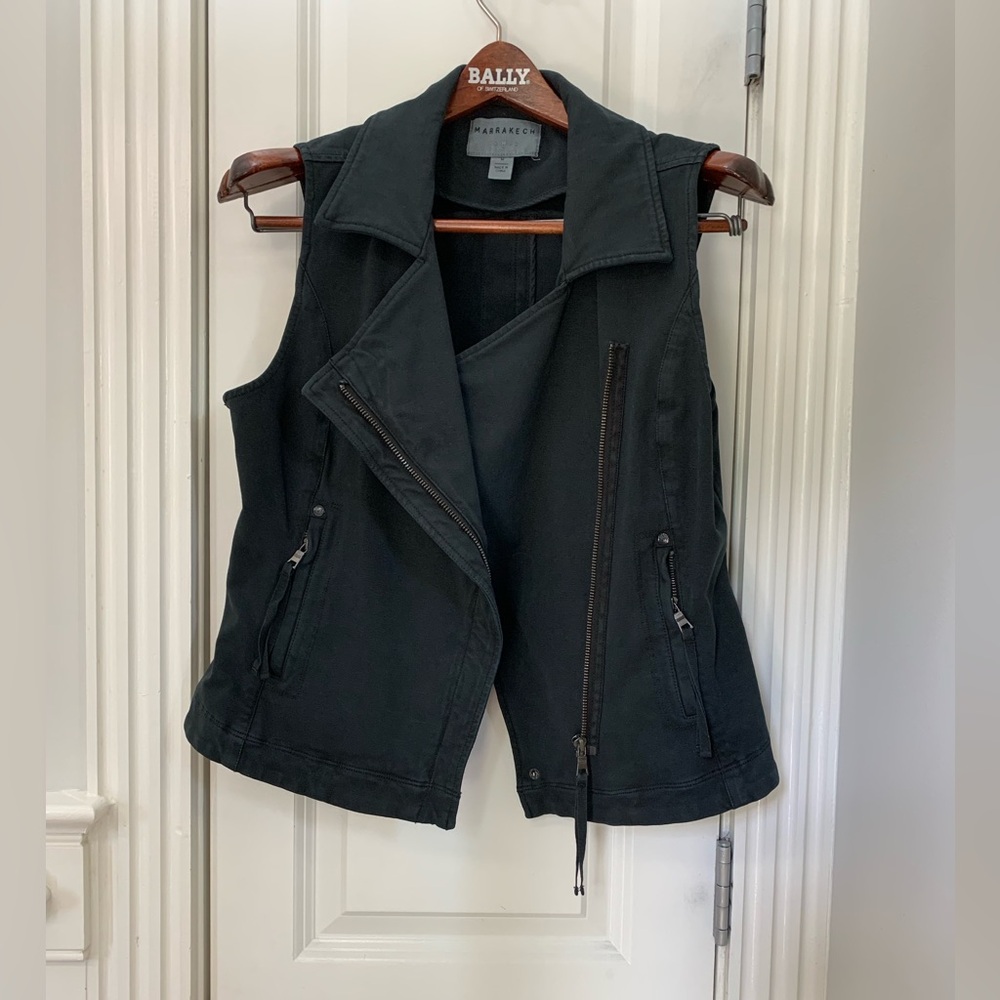 Anthropologie Marrakech Vest Black M